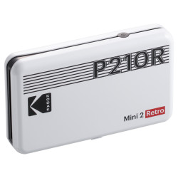 Stampante fotografica portatile KODAK Mini 2 Retro P210R - Formato carta di credito
