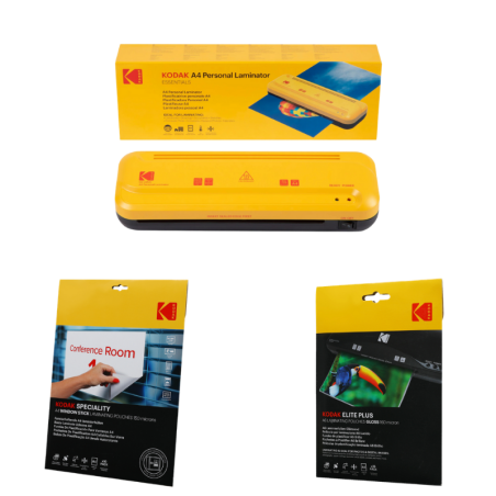 Pack Plastifieuse Kodak A4 + Pochettes
