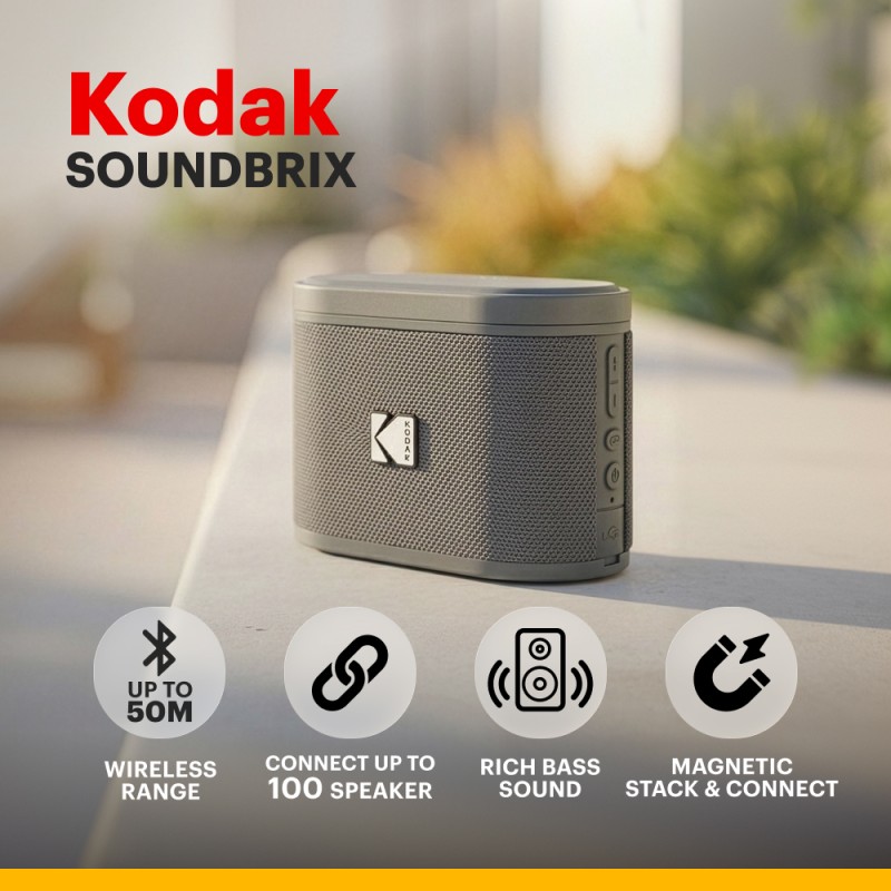 Kodak Soundbrix Bluetooth Mini przenośny głośnik kolorowy