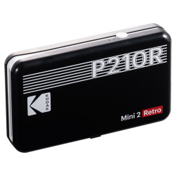 Stampante fotografica portatile KODAK Mini 2 Retro P210R - Formato carta di credito