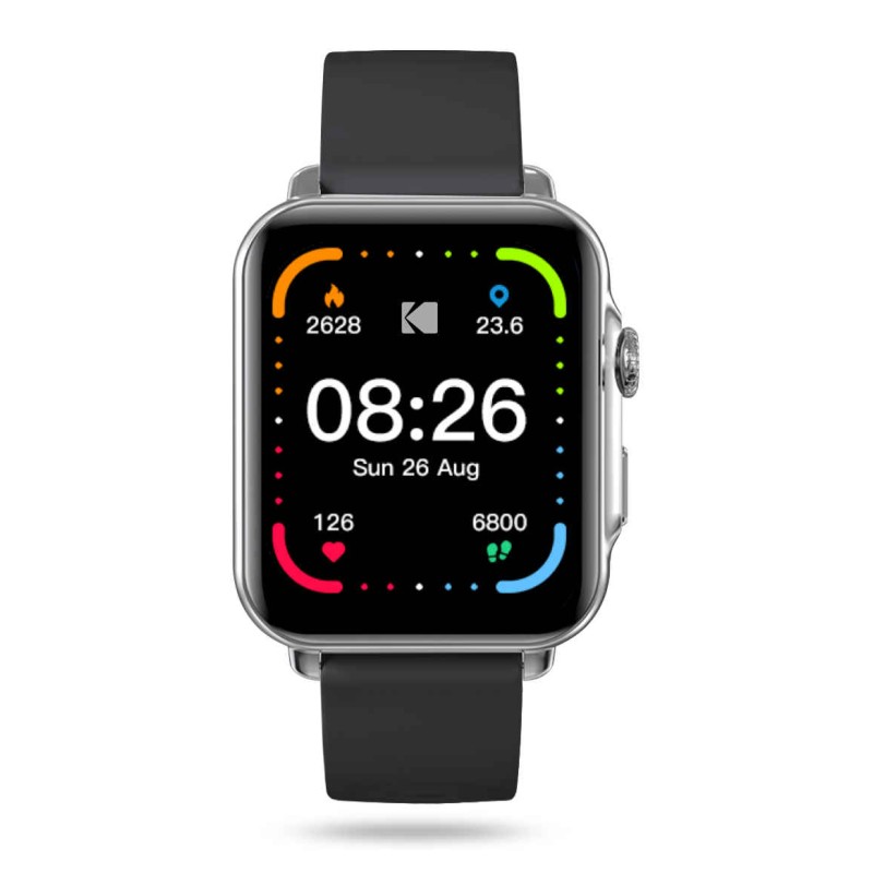 Kodak SW-7226 Bluetooth-Smartwatch – 1,8-Zoll-HD-Display, Gesundheits- und Sport-Tracking