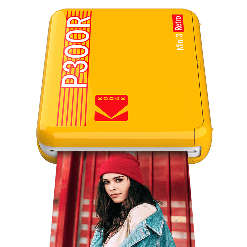 Stampante fotografica portatile KODAK Mini 3 Retro P300R - Formato quadrato