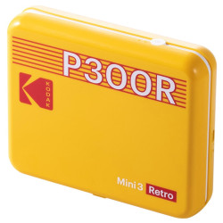 Tragbarer Fotodrucker Kodak Mini 3 Retro P300R - Quadratisches Format