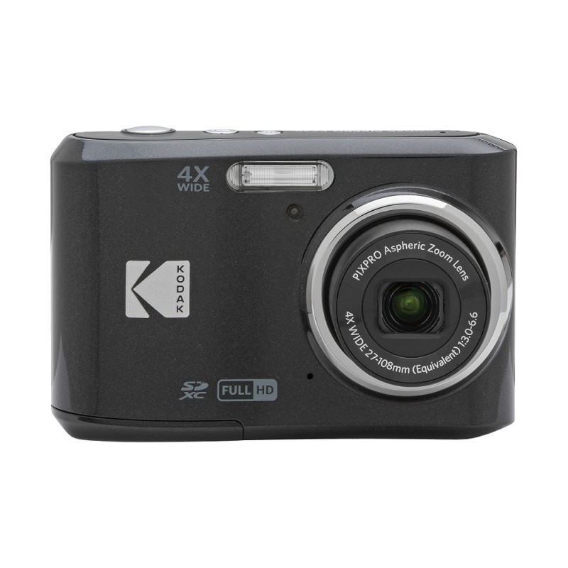 Pack Kodak Pixpro FZ45 negro + correa multiusos naranja