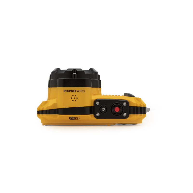 Kodak PixPro WPZ2 Kompaktkamera-Set, gelb + 16-GB-SD-Karte – wasserdicht bis 15 m