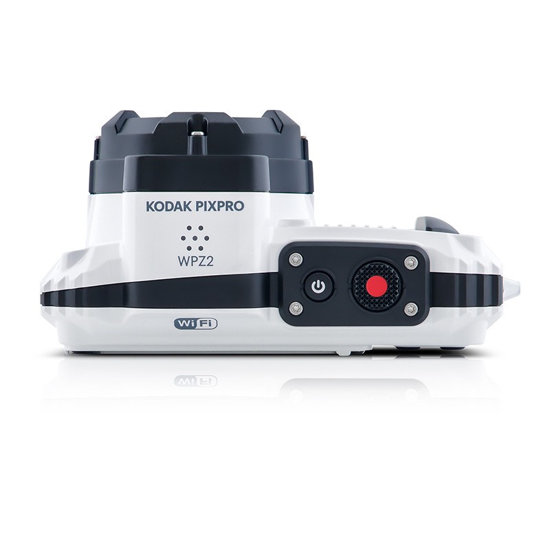 Kodak PixPro WPZ2 Kompaktkamera-Set, weiß + 16-GB-SD-Karte – wasserdicht bis 15 m