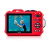 Pacchetto fotocamera compatta Kodak PixPro WPZ2 rossa + scheda SD da 16 GB - Impermeabile fino a 15 m