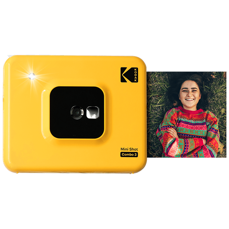 Appareil photo instantané KODAK Mini Shot 3 C300  - Impression format carré Jaune
