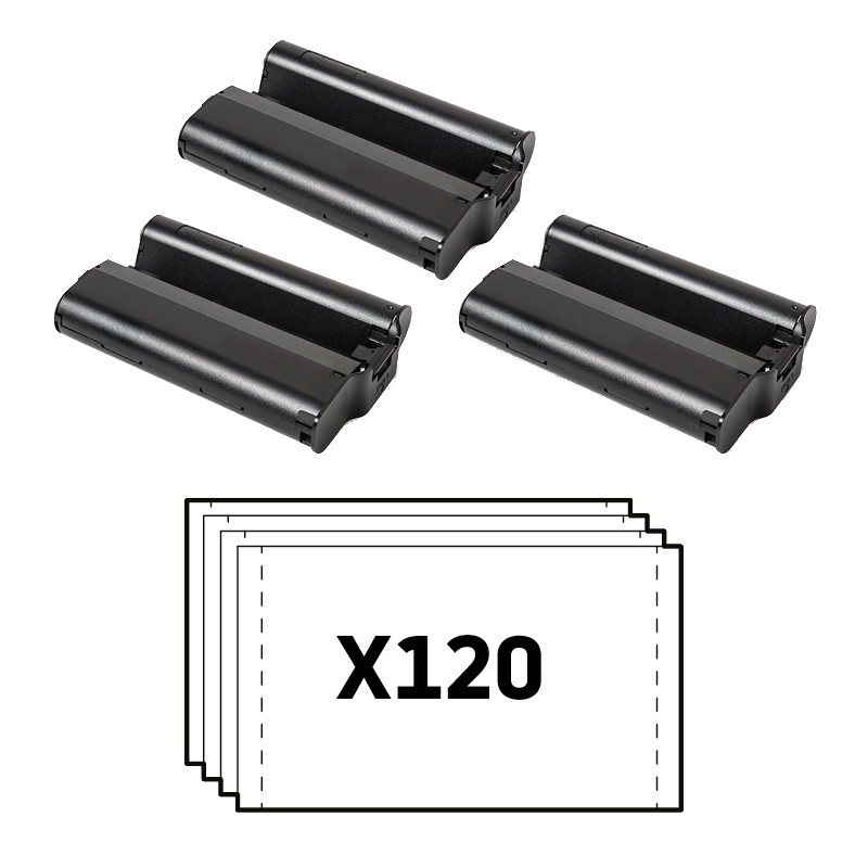 Pack 2 x Cartouches imprimante photo portable PHC-120 – 240 photos