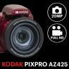 Bridgekamera Kodak PixPro AZ425 Pack - 2 Batterien