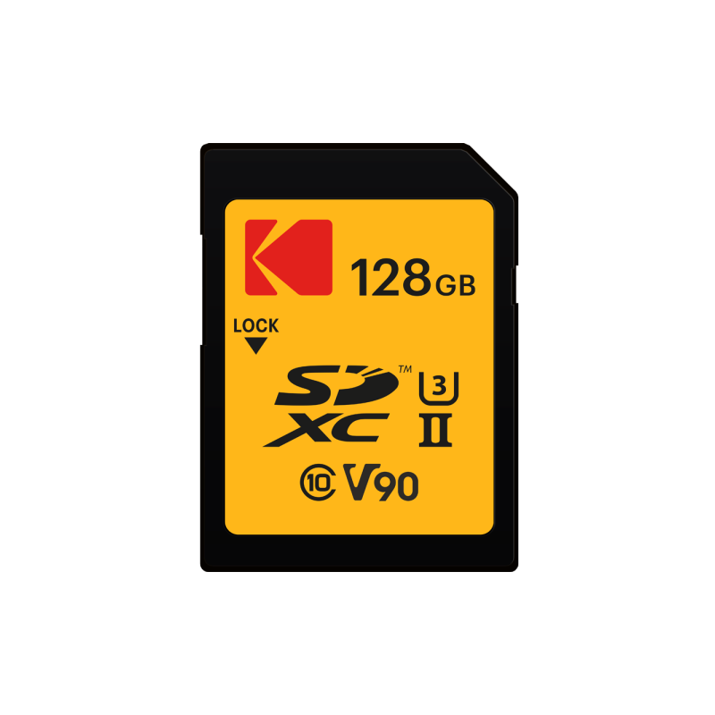 Kodak 128GB Scheda SD UHS-II U3 V90 Ultra Pro