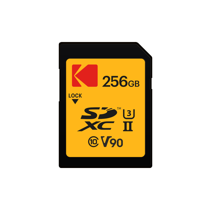 Kodak 256GB Scheda SD UHS-II U3 V90 Ultra Pro