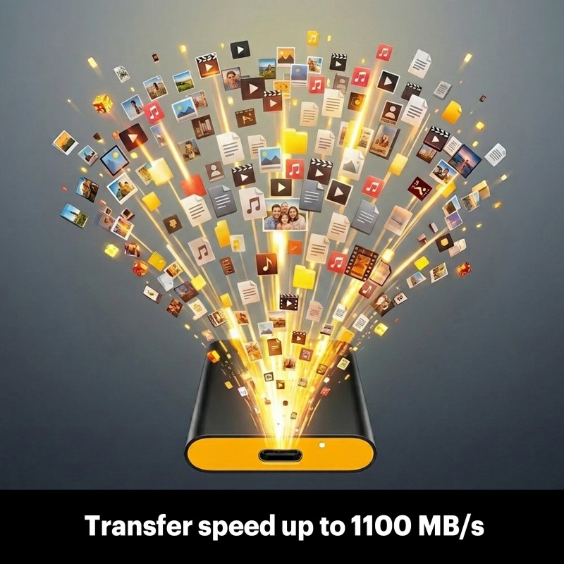 Przenośny dysk SSD Kodak X210S Ultra Pro Performance – 250GB, 512GB, 1TB