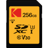 Kodak UHS-I U3 V30 ULTRA PERFORMANCE SD Memory Card – 64GB, 128GB, 256GB