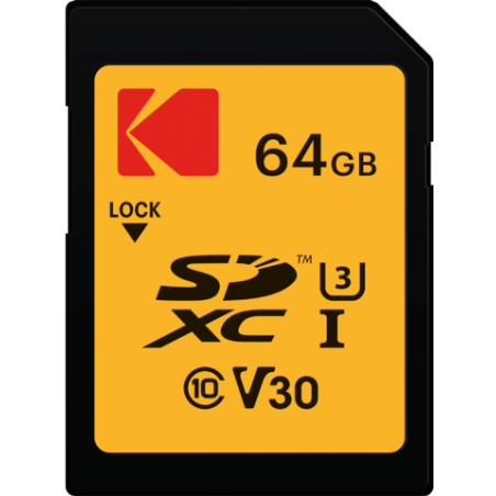 Kodak UHS-I U3 V30 ULTRA PERFORMANCE SD Speicherkarte – 64GB, 128GB, 256GB