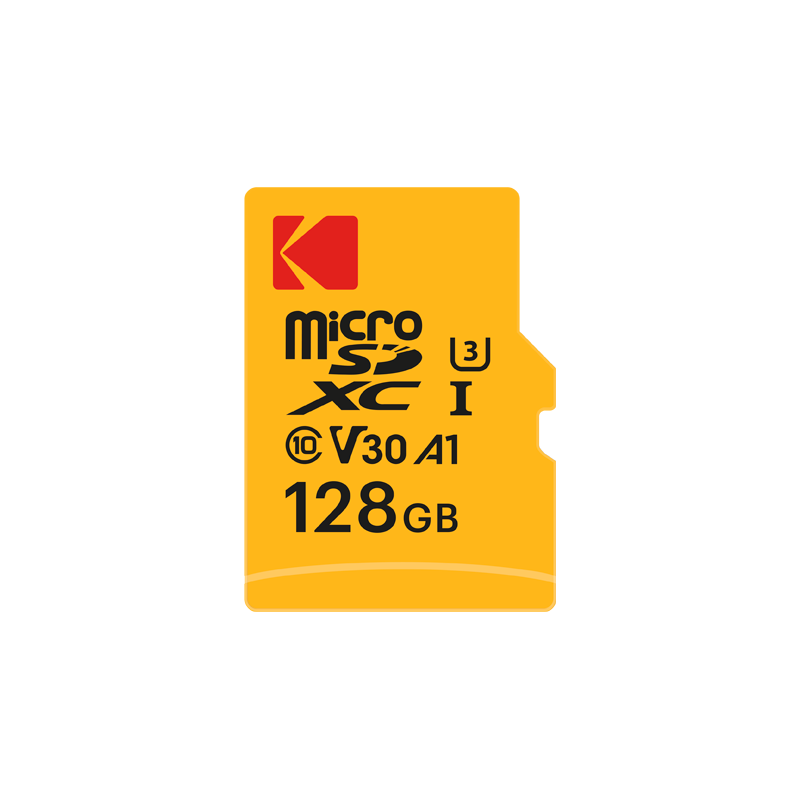 Karta pamięci Kodak 128 GB SDXC UHS-I U3 V30 Ultra | 4K i szybka seria zdjęć