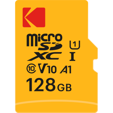 Karta Pamięci microSD Kodak z adapterem SD UHS-I U1 V10 Premium Performance – 16GB, 32GB, 64 GB, 128 GB