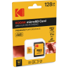 Carte Mémoire microSD avec adaptateur Kodak UHS-I U1 V10 PREMIUM PERFORMANCE, 8 Go, 16 Go, 32 Go, 64 Go, 128 Go
