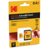 Tarjeta de Memoria microSD Kodak con adaptador SD UHS-I U1 V10 Premium Performance – 16GB, 32GB, 64 GB, 128 GB