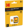 Karta Pamięci microSD Kodak z adapterem SD UHS-I U1 V10 Premium Performance – 16GB, 32GB, 64 GB, 128 GB