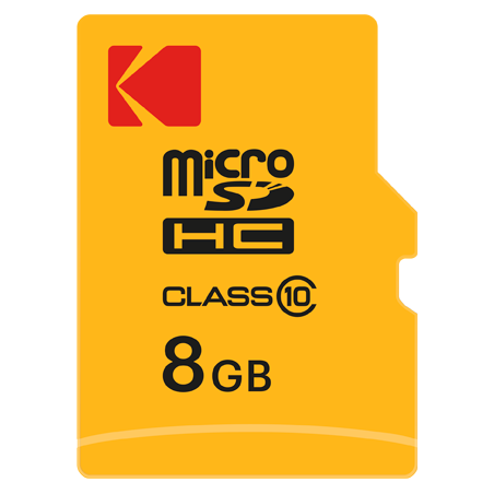 Scheda di Memoria microSD Kodak con adattatore SD UHS-I U1 V10 Premium Performance – 16GB, 32GB, 64 GB, 128 GB
