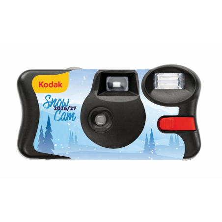 Kodak Winter Edition – Einwegkamera, 39 Aufnahmen, 800 ISO Film, Integrierter Blitz