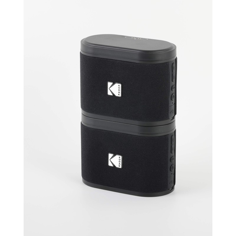 Confezione da 2 Mini Altoparlanti Bluetooth Portatili Colorati Kodak Soundbrix