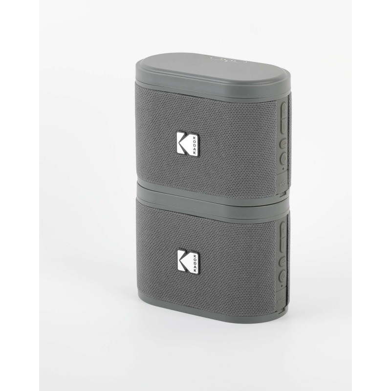 Confezione da 2 Mini Altoparlanti Bluetooth Portatili Colorati Kodak Soundbrix