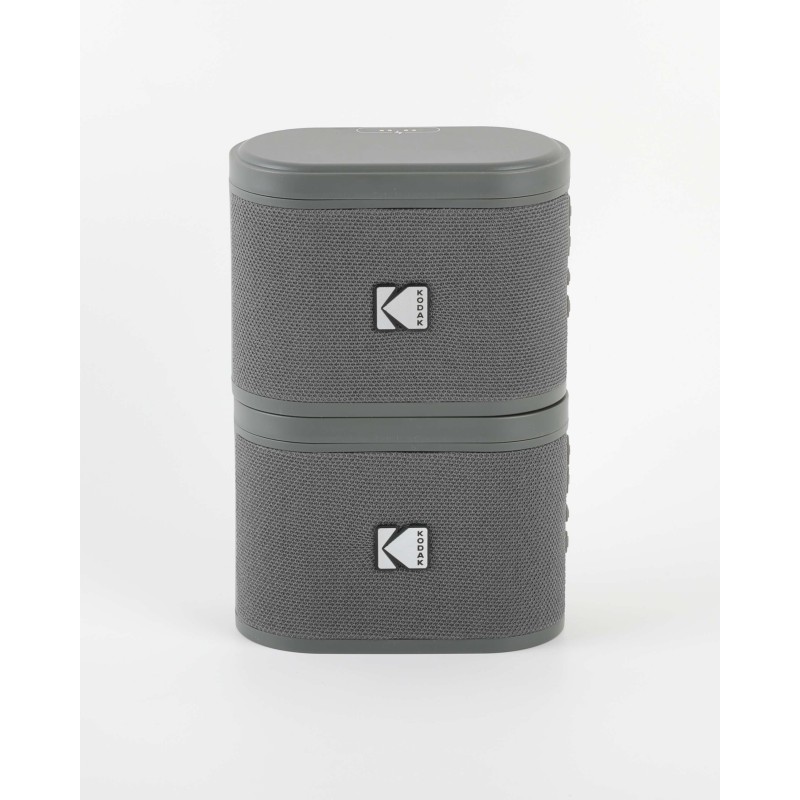 Pack de 2 Mini Enceintes Colorées et Portables Bluetooth Kodak Soundbrix