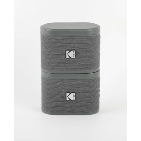 Pack de 2 Mini Enceintes Colorées et Portables Bluetooth Kodak Soundbrix