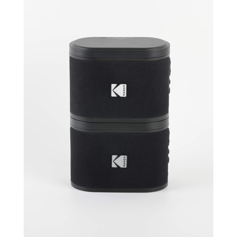 Confezione da 2 Mini Altoparlanti Bluetooth Portatili Colorati Kodak Soundbrix