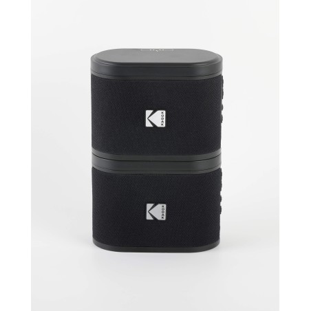 Pack de 2 Mini Enceintes Colorées et Portables Bluetooth Kodak Soundbrix
