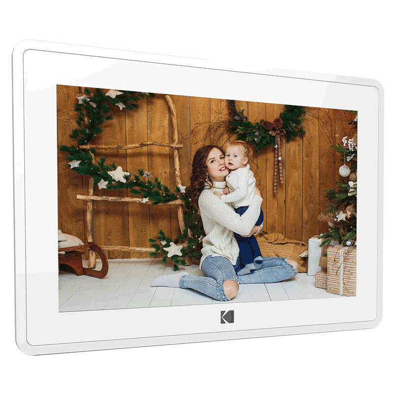 Cadre photo numérique Kodak RCF-106H Wifi - Mémoire interne 16Go Blanc