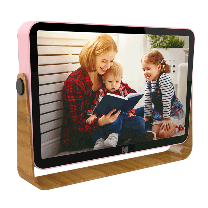 Cadre photo numérique Kodak RWF-108V Wifi - Mémoire interne 32Go Rose