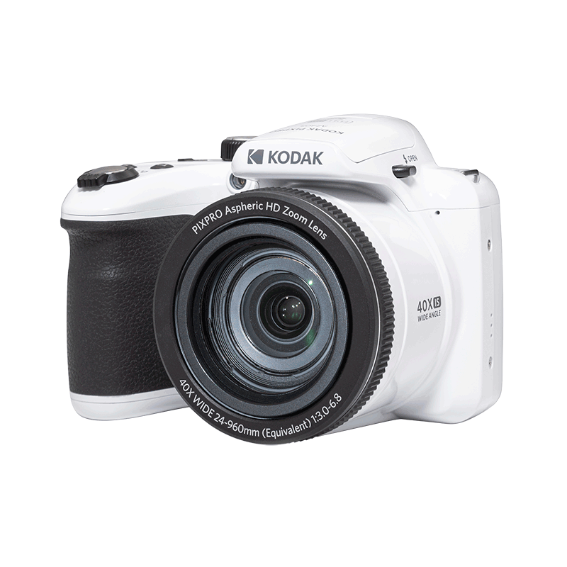 Appareil photo bridge Kodak PixPro AZ405 - Zoom Optique 40X Blanc