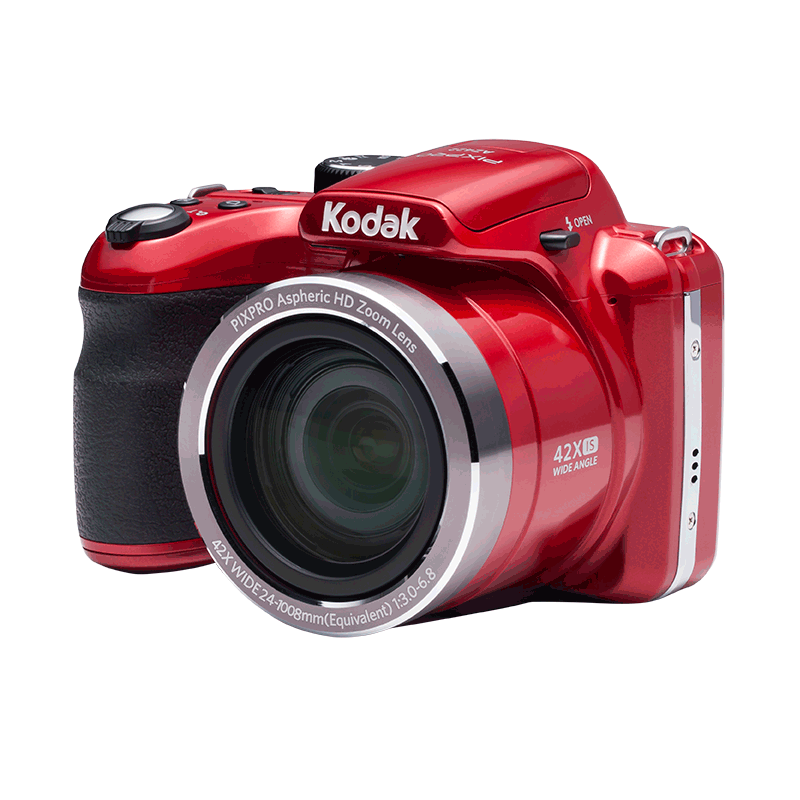 Appareil photo bridge Kodak PixPro AZ422 - Zoom Optique 42X Rouge