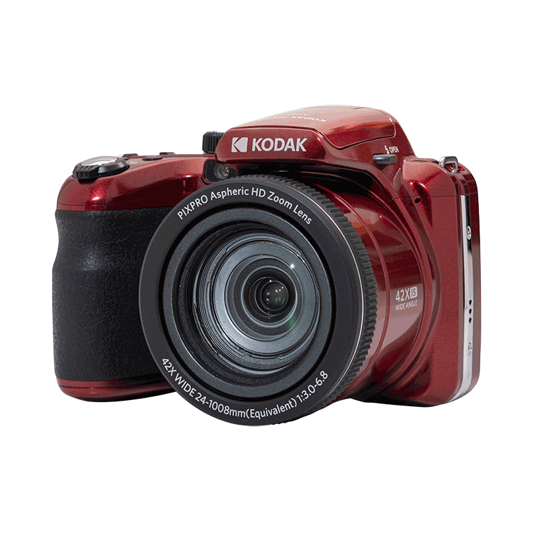 Appareil photo bridge Kodak PixPro AZ425 - Zoom Optique 42X Rouge