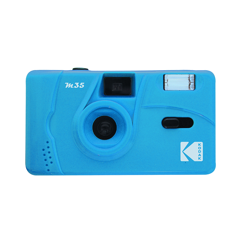 Fotocamera a pellicola Kodak M35 con flash incorporato