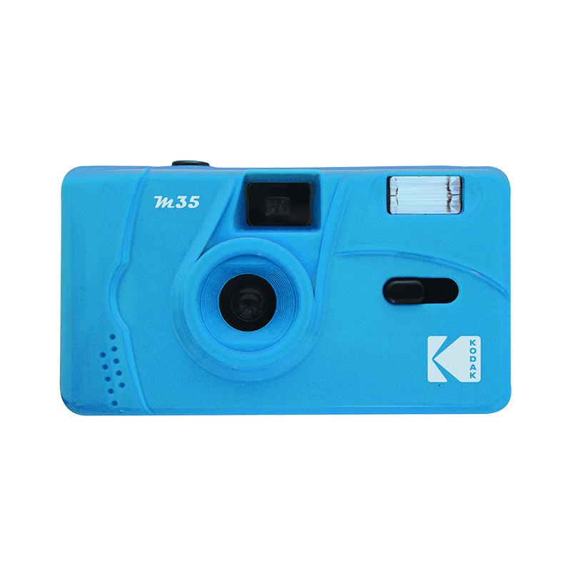 Kodak Appareil photo M35 35 mm, réutilisable, sans mise au point, facile à  utiliser, flash intégré et compatible avec les films négatifs de 35 mm ou