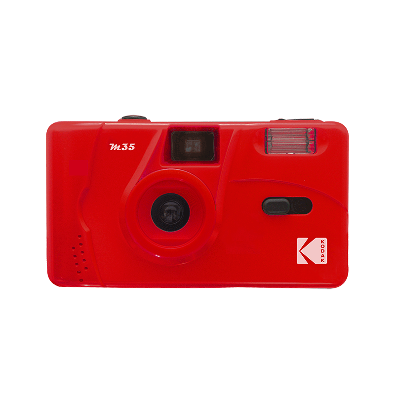 Fotocamera a pellicola Kodak M35 con flash incorporato
