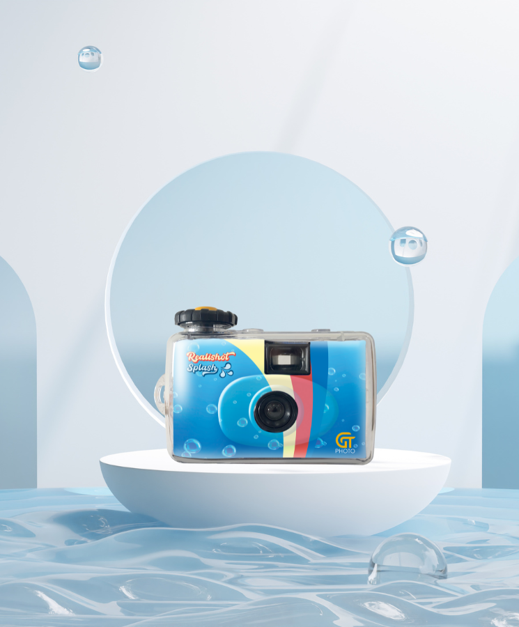 Realishot Splash - Appareil Photo Jetable Waterproof – 27 Photos Couleurs